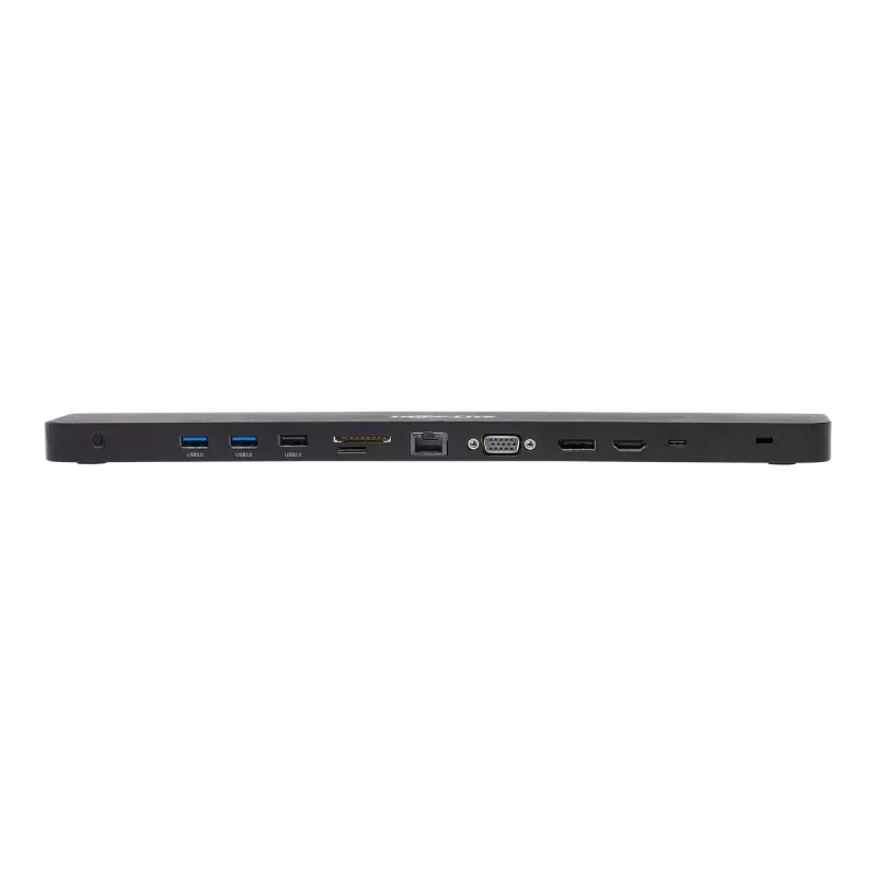 Eaton Tripp Lite U442-DOCK7D-B estação de ancoragem USB-C para três monitores, USB-C 3,1 / Thunderbolt 3, 4K HDMI e DisplayPort, VGA, USB-A/C, GbE, 100 W PD, preta
