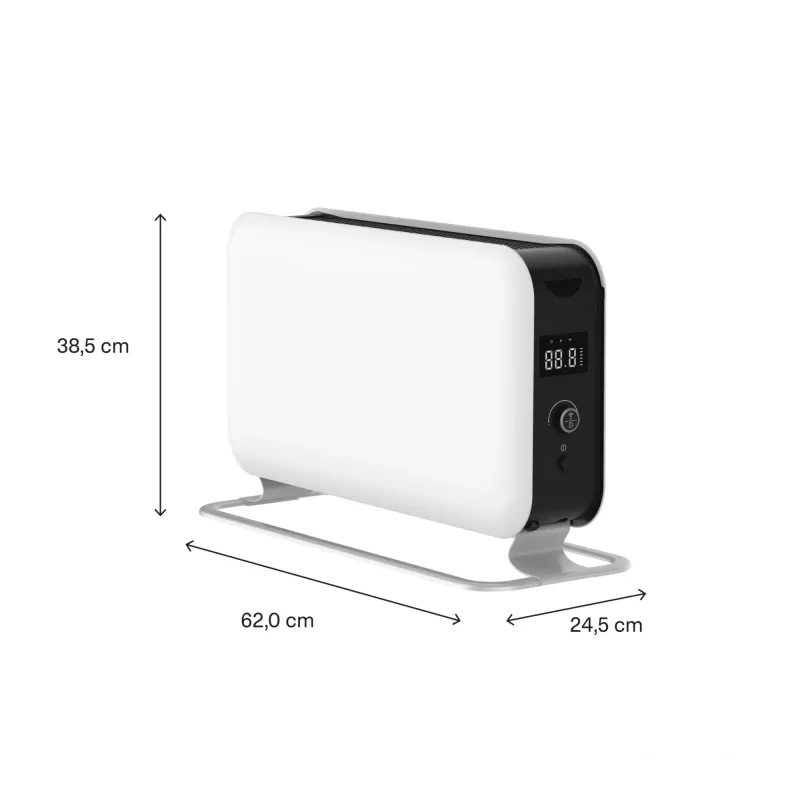 Aquecedor de convecção Mill CO1500MAXWIFI3, 1500 W, WiFi+App, adequado para espaços até 18 m², branco