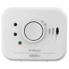 Detetor de monóxido de carbono FireAngel NM-CO10X modelo com interface com interface com fios para segurança doméstica