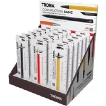 Esferográfica multifunções TROIKA CONSTRUCTION BASIC cores sortidas