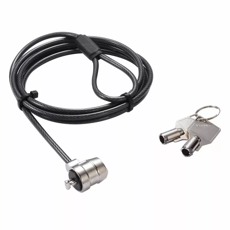 Dicota cabo de segurança T-Lock Base, com chave, ranhura 3x7mm