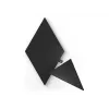 Painel inteligente Nanoleaf NL47-0101TW-3PK Wi-Fi Preto 3 unidades