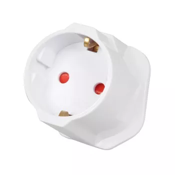 Fonte de alimentação IBOX iaukeu carregador de rede com fichas intercambiáveis UK (tipo G) e EU (tipo E), 100–240 V 50/60 Hz, 7,5 A, branco
