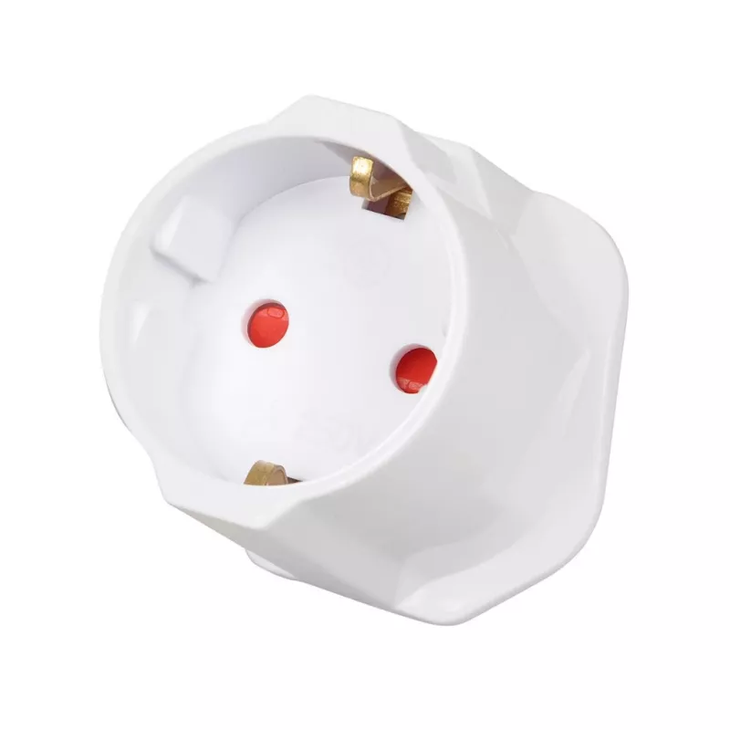Fonte de alimentação IBOX iaukeu carregador de rede com fichas intercambiáveis UK (tipo G) e EU (tipo E), 100–240 V 50/60 Hz, 7,5 A, branco