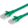 ROLINE - Cabo de rede - RJ-45 (macho) para RJ-45 (macho) - 5 m - UTP - Categoria 6 - isento de halogéneos, moldado, entrançado - verde (21.15.2535)