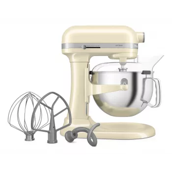 KitchenAid 5KSM60SPXEAC Robot de cozinha 375 W Creme, Cinzento, Aço inoxidável