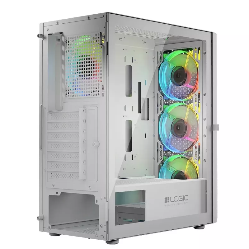 Caixa Logic ARAMIS ARGB MINIDI USB 3.0 branco