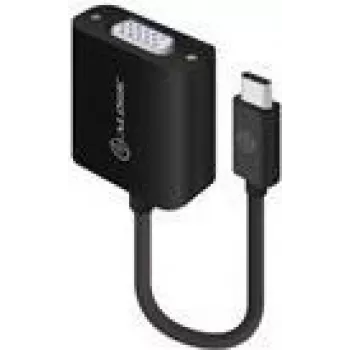 ALOGIC - Adaptador de vídeo externo - USB-C - VGA - Preto (UCVGA-ADP)