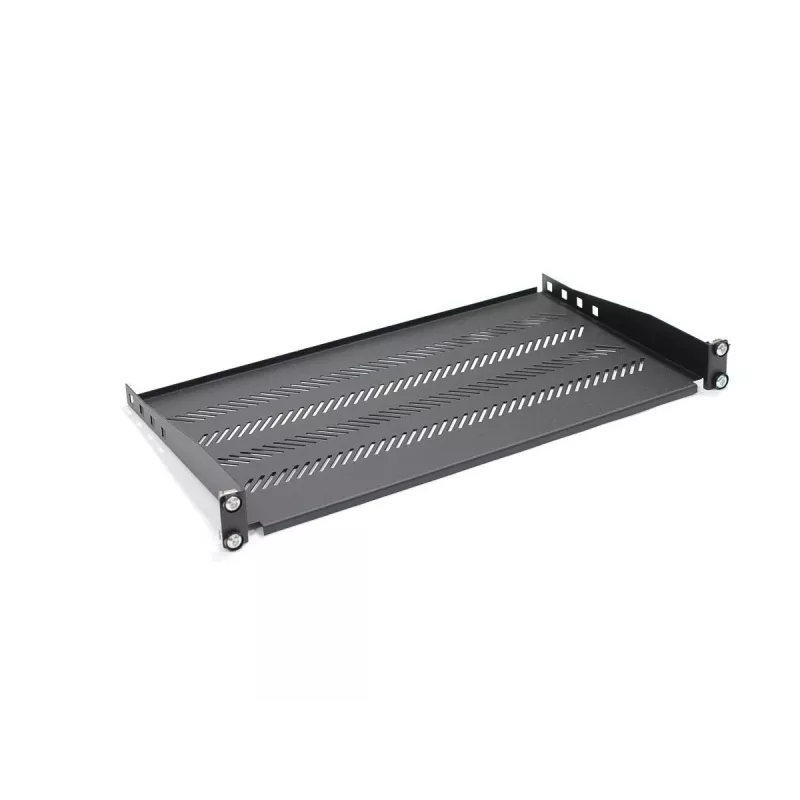 DIGITUS prateleira 1U fixa, profundidade 250 mm, para racks de 19 polegadas, capacidade de carga 15 kg