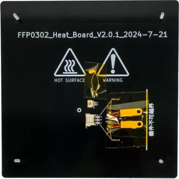 Conjunto de placa de aquecimento para placa de construção para Flashforge AD5X (peça de substituição, modelo 20004650001)