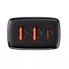 Carregador USB Baseus 30W QC PD3.0 Type-C carregamento rápido para iPhone 17 16 15 14 13 12 Pro Max Xiaomi Samsung