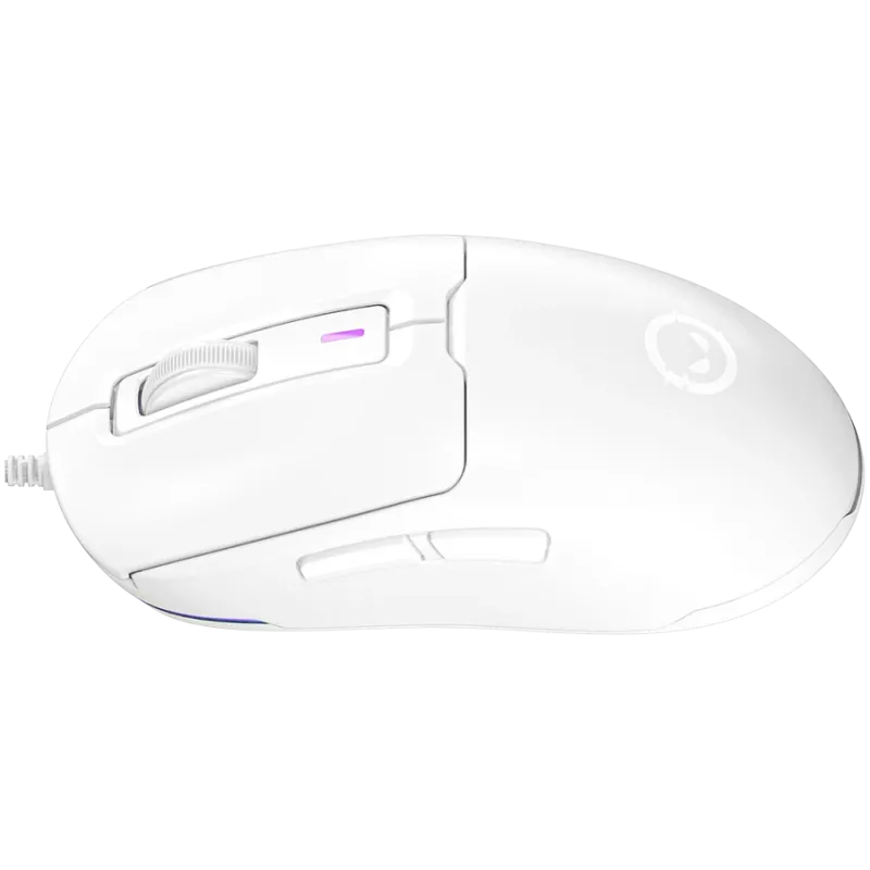 LORGAR MSA10, rato gaming Ultralight com fio Advanced, branco