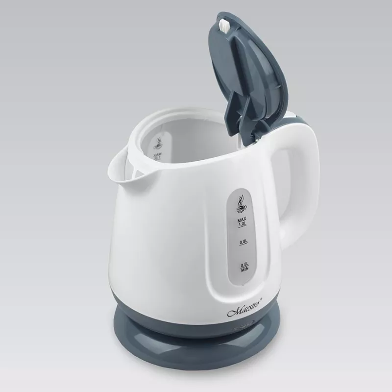 Chaleira elétrica Feel Maestro 1 l 1100 W cinzento branco