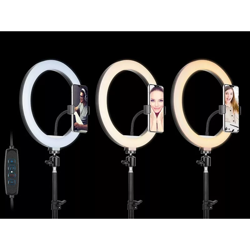 Anel de luz TRACER RING 30cm com tripé 210cm