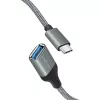 Adaptador LogiLink USB 3.2 Gen1 Type-C C/M para USB-A/F OTG alumínio 0,15 m