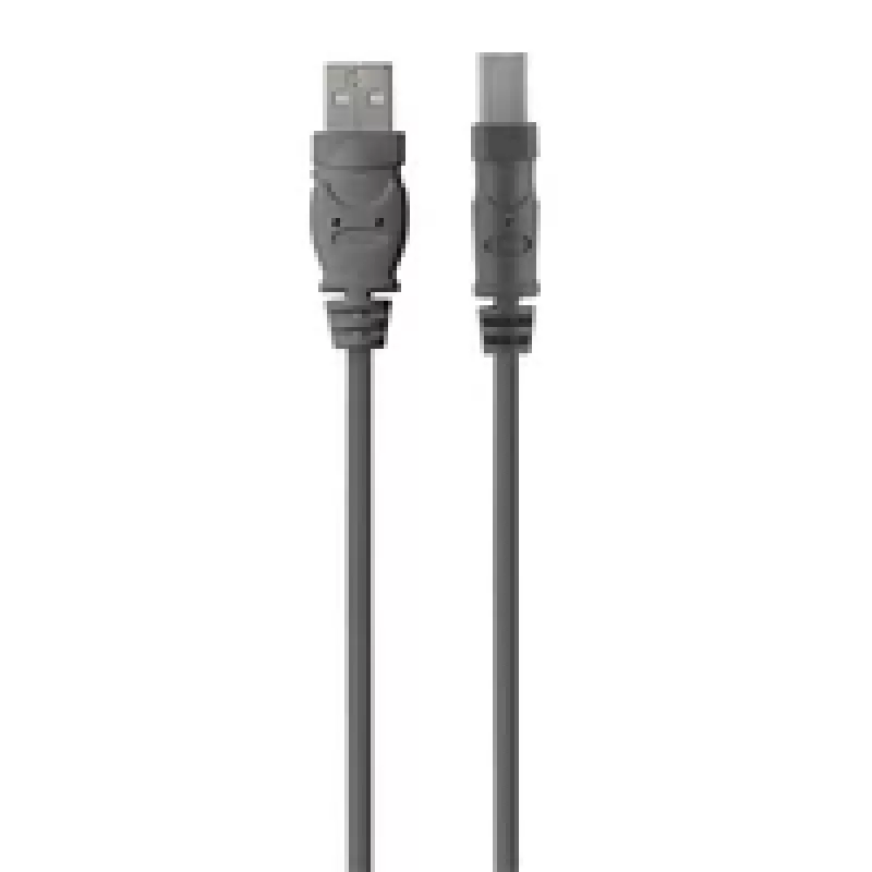 Cabo de impressora Belkin USB 2.0 Premium, USB-A / USB-B, 1,8 m, preto.