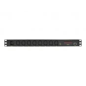 Logilink IP PDU Control Unit - Unidade de distribuição de energia (para montagem em rack) - corrente alternada 110-240 V - Ethernet - entrada IEC 60320 C20 - saída