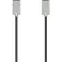 Cabo HDMI ultrafino Hama 1 m HDMI Type-A (standard) preto, prateado