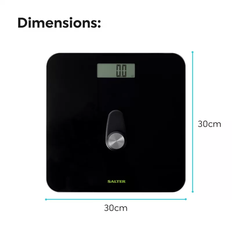 Balança de pessoa digital Salter 9224 BK3RFEU16 Eco Power preta