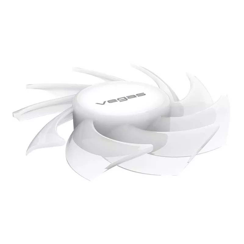 Ventoinha de caixa AKASA VEGAS A12 120mm ARGB - Branco