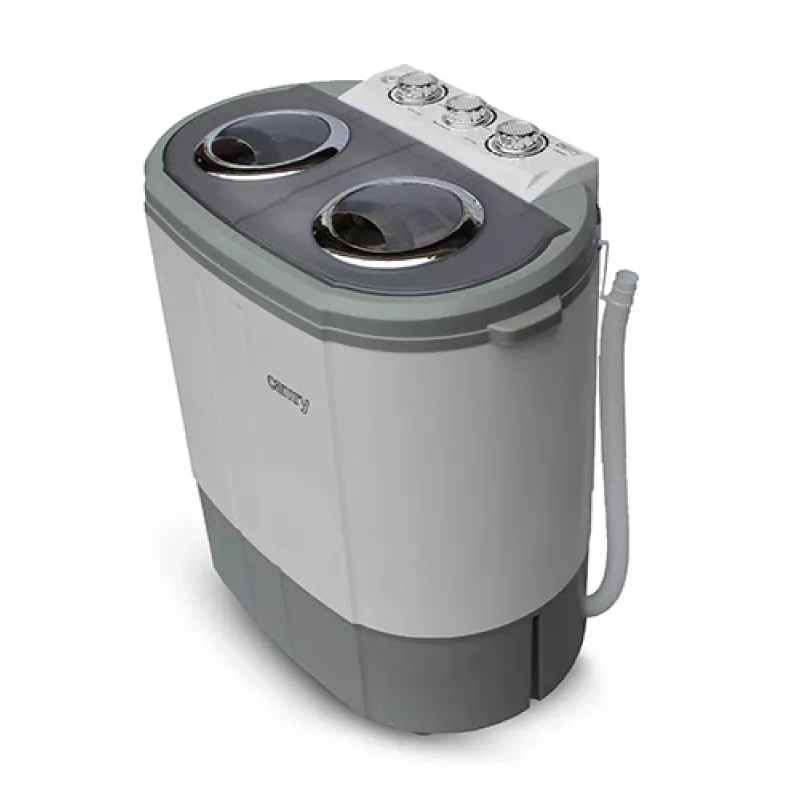 Máquina de lavar Camry Premium CR 8052 de carga superior 3 kg cinzento, branco