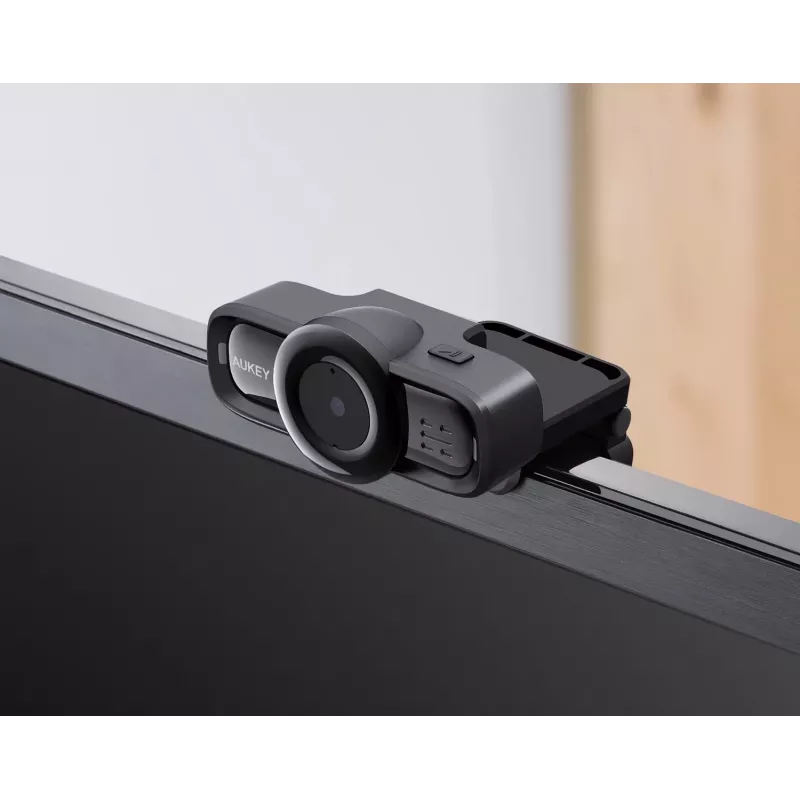 Webcam AUKEY PC-LM3 2 MP 1920 x 1080 píxeis USB 2.0 preto