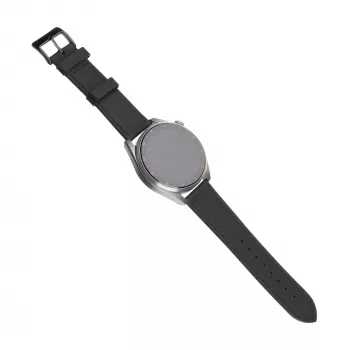 Pulseira de relógio em pele FIXED FIXLST-22MM-BK – 22 mm, mudança rápida, preto