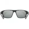 Óculos de sol polarizados Uvex Sportstyle 233 P - preto mate/Litemirror prateado