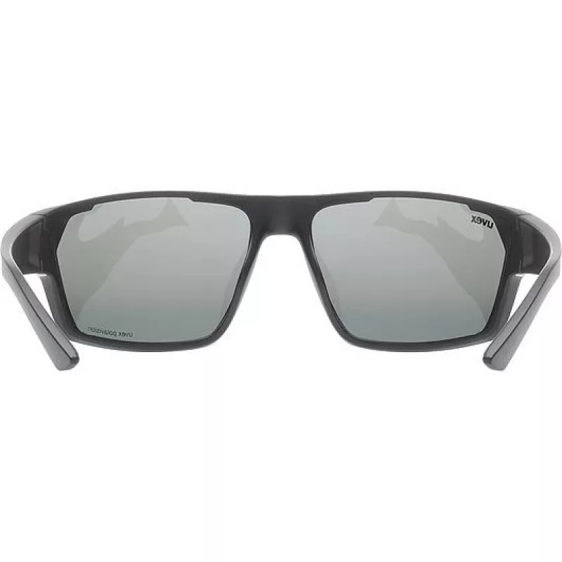 Óculos de sol polarizados Uvex Sportstyle 233 P - preto mate/Litemirror prateado