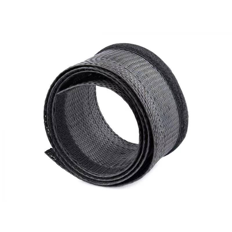 Manga de cabos com fecho de velcro StarTech.com 3 m - encurtável - bainha de cabos de alta resistência - 3 cm de diâmetro - manga de malha - gestão de cabos /