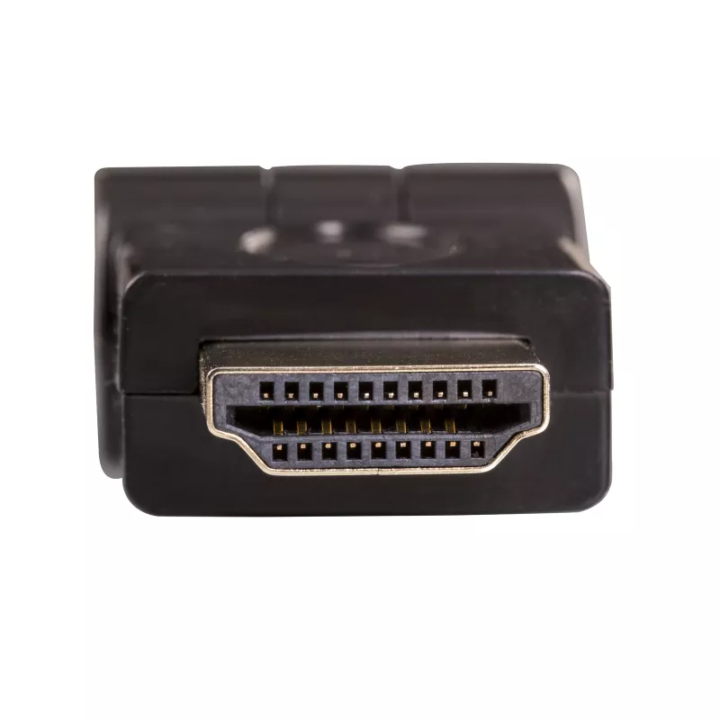 Adaptador angular rotativo 180° Akyga AK-AD-40 HDMI (M) para HDMI (F), preto