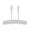 Belkin BOOST CHARGE - Cabo Lightning - USB-C macho de 24 pinos para Lightning macho - 1 m - branco - para Apple iPad/iPhone/iPod (Lightning)