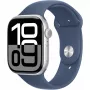 Apple Watch S10 Alumínio prateado bracelete desportiva Denim - S/M GPS + Cellular 46mm MWY03QF/A 2024