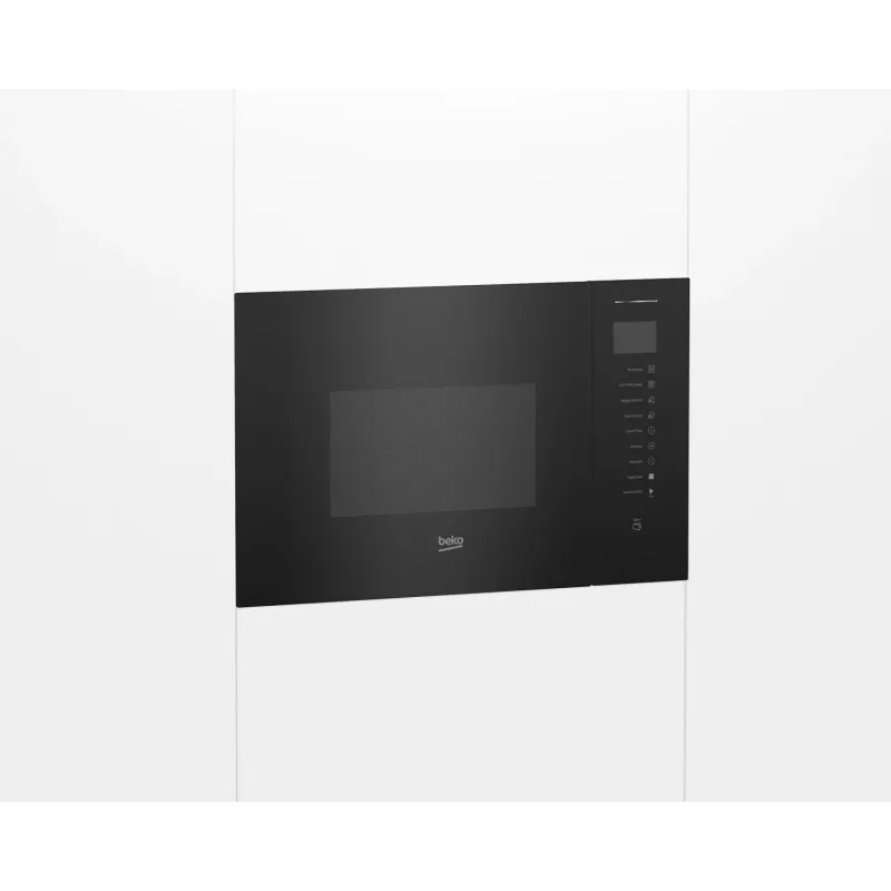 Micro-ondas com grelhador de encastrar BEKO BMGB25353B 25 L, 900 W micro-ondas, 1000 W grelhador, temporizador digital, preto