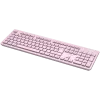 Teclado sem fios CANYON HKB-W01 — layout compacto rosa, teclas UK/US