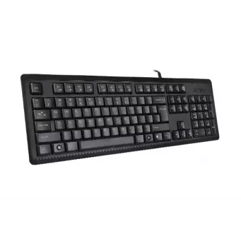 Teclado A4Tech KR-92 universal USB QWERTY inglês preto