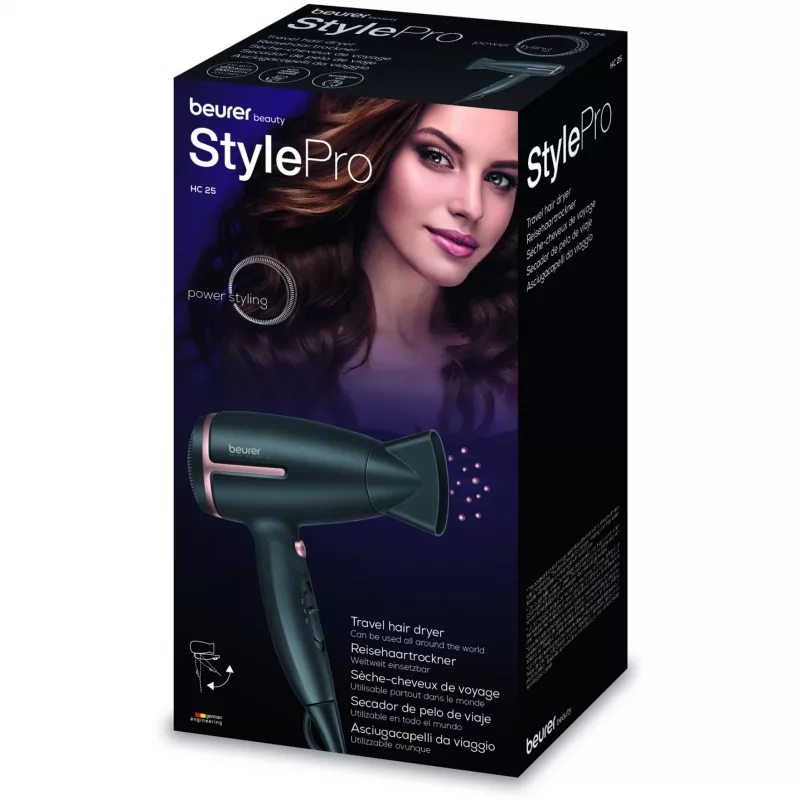 Secador de cabelo Beurer HC 25, 591.13, preto