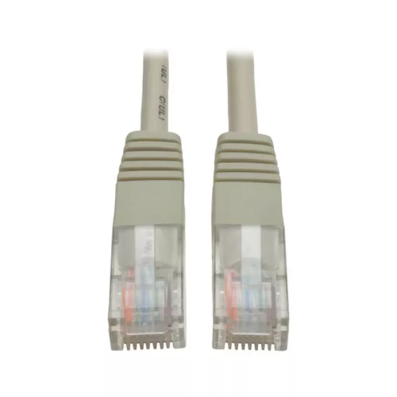 Cabo de rede Tripp Lite N002-001-GY cinzento 0,30 m Cat5e U/UTP (UTP) (N002-001-GY)