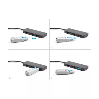 Bloqueador de porta DeLOCK HDMI fêmea pack de 10 azul