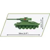 Conjunto de construção Cobi modelo de tanque T-34-85 — 110 peças, idade 6+, verde