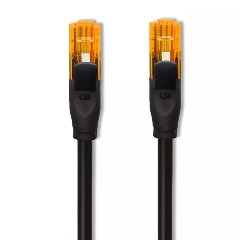 Cabo de rede Ethernet QOLTEC UTP Cat6 10 m, 2×RJ45, preto