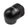Adaptador XSPC 90° G1/4 polegadas rosca macho para G1/4 polegadas rosca fêmea, rotativo, preto