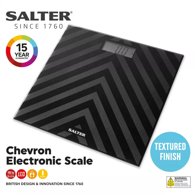 Balança de casa de banho Salter SA00287 BACFEU16 Chevron Two Tone