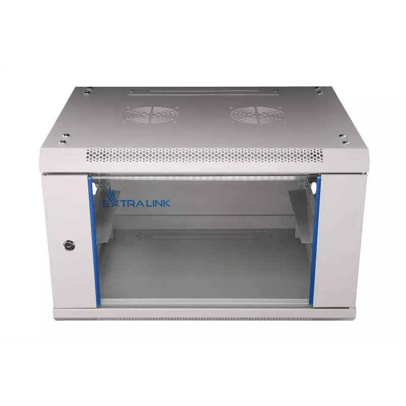 Armário de parede Extralink Extralink Rackmount cabinet 6U 600x450 Cinzento