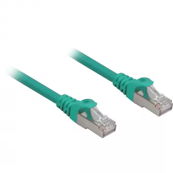 Cabo de rede Sharkoon Cat.6a SFTP RJ-45 Cat6a 0,25 m verde