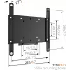 Vogels | Suporte de parede | MA2000-A1 | Fixo | 26-40 polegadas | Capacidade máxima 30 kg | preto