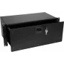 Gaveta para rack Omnitronic SN-4 4U com fechadura — gaveta de 4U para montagem em rack para armazenamento de equipamento