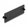 Tampa cega de fibra ótica DeLOCK preto 109 mm metal