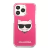 Karl Lagerfeld KLHCP13XTPECPI iPhone 13 Pro Max 6.7 capa rígida fúcsia/FUSCHIA Choupette Head
