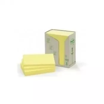 Notas adesivas autocolantes 3M 655-1T retangular amarelo 100 folhas